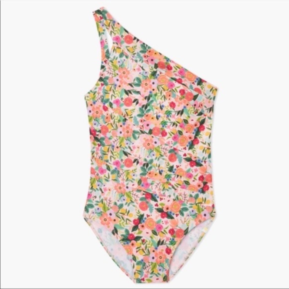Summersalt x Rifle Paper Co Sidestroke One Piece Swimsuit Size 8